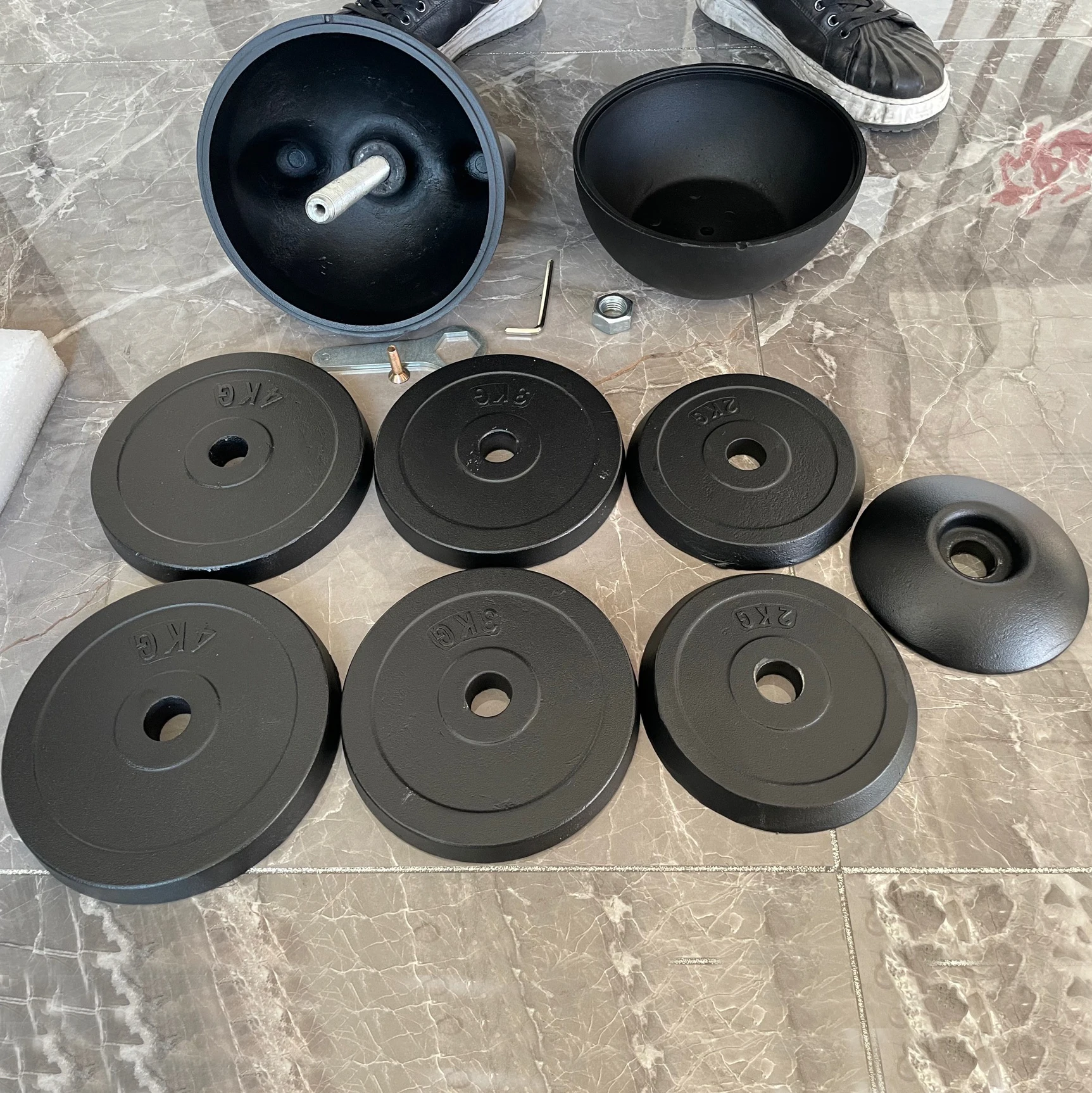 Wholesale weights Adjustable Kettlebells gym equipment training Kettlebell