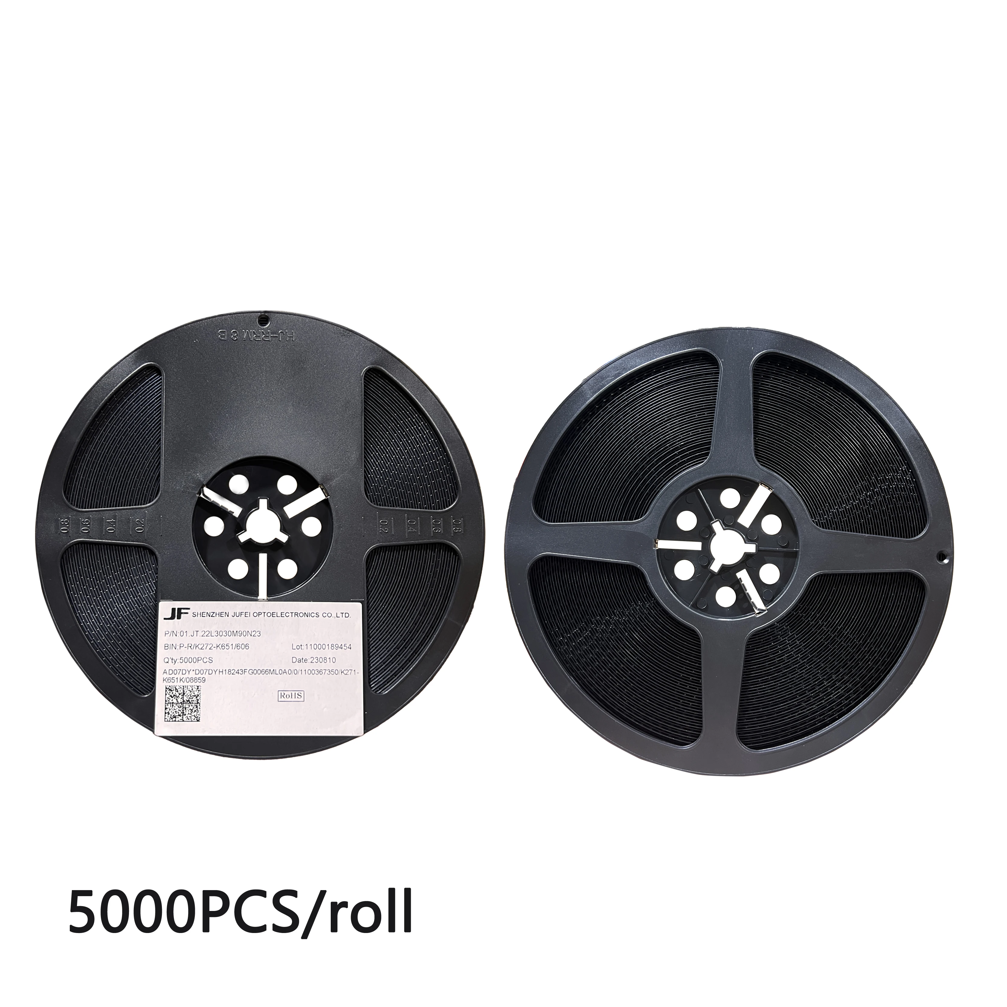 Jufei высокомощная 3030 SMD светодиодная микросхема двухцветная подсветка с высокой светоотдачей затемнение и смешивание цветов 6 В 2 Вт