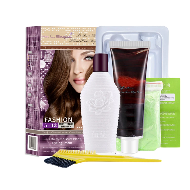 Manufacture quality halal grey hair color henna hair dye permanent