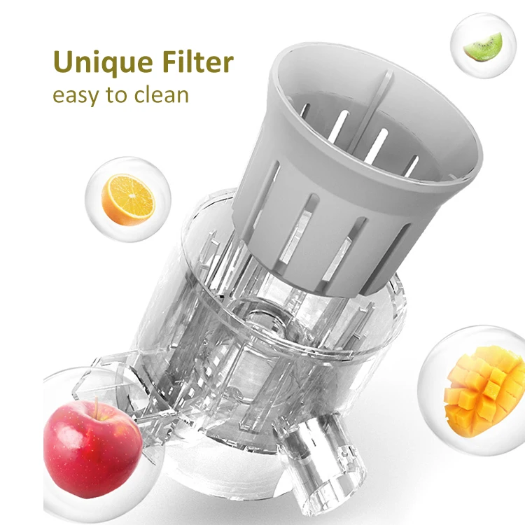 Hot sale slow juicer cold press and smoothie machine stainless steel fruit Slow Juicer BPA free