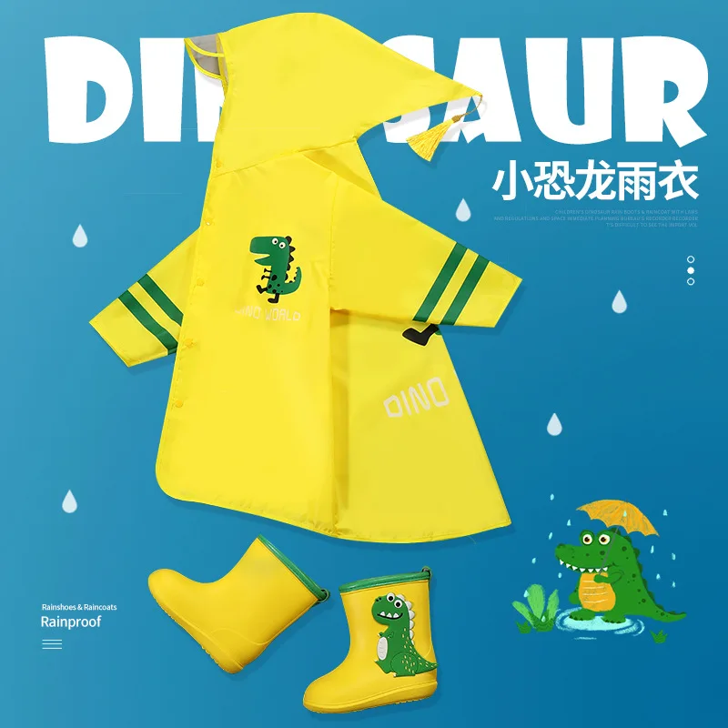 Kid Raincoat Eco Fabric  Waterproof Rain Wear for Children