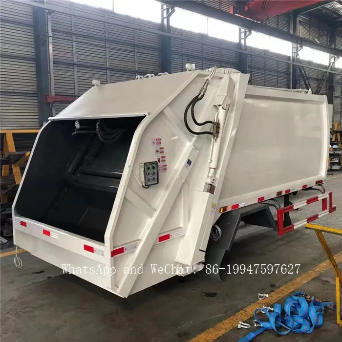 Superstructure compression garbage truck box sale