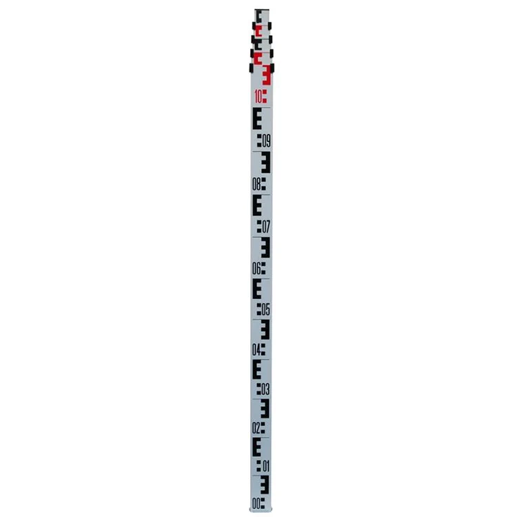 Telescopic Aluminum Survey Leveling Staff 5M