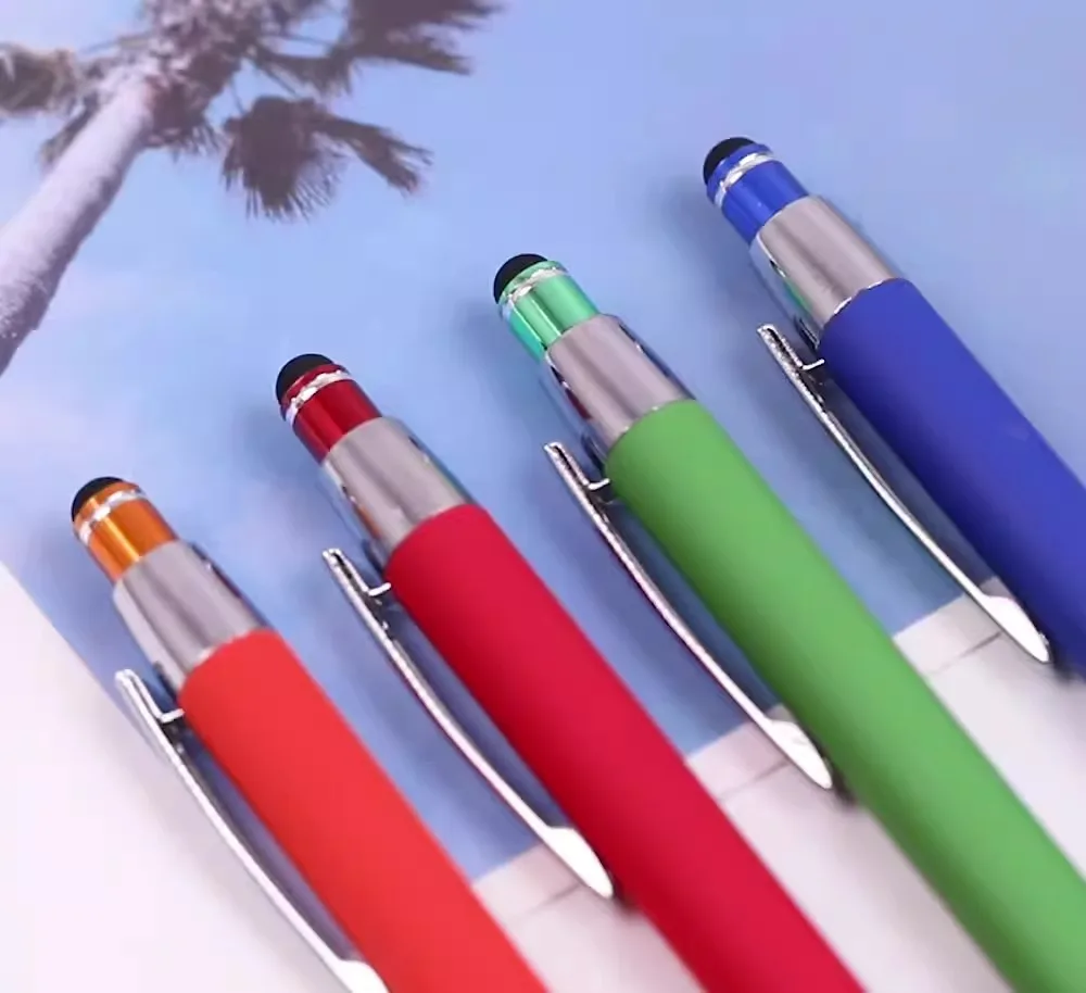 Spot wholesale touch screen Multifunction press metal ballpoint pen advertising custom logo creative ball point pen wholesale
