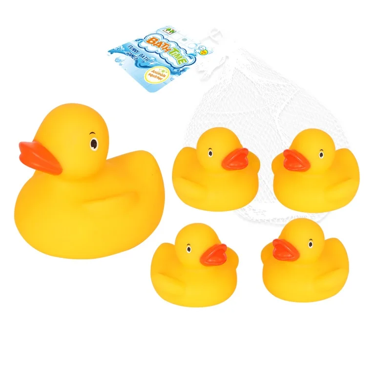 Custom Plastic PVC Rubber Duck Bath Bathroom Duck Cute Baby Bath Toys Ducks Sets Bath Toy For Kids