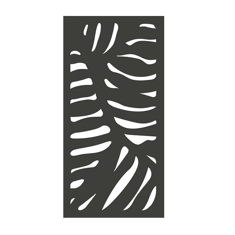 Custom Laser Cut Main Gate Design Aluminum Laser Cut Perforated Screen Fence Panel