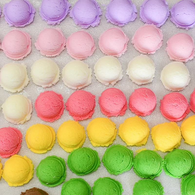 Simulation Scoop Ice Cream Cup Model Fake Cone Cake Decoration Household Children Play DIY Toys Ball Display Faux