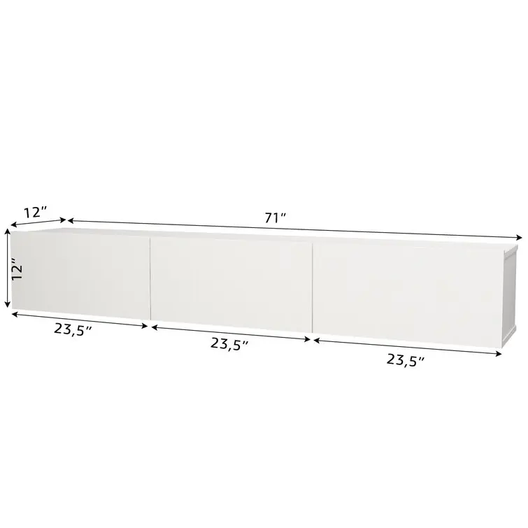 Bestseller Living Room Furniture Set Luxury Floating Tv Rack Modern Cabinet