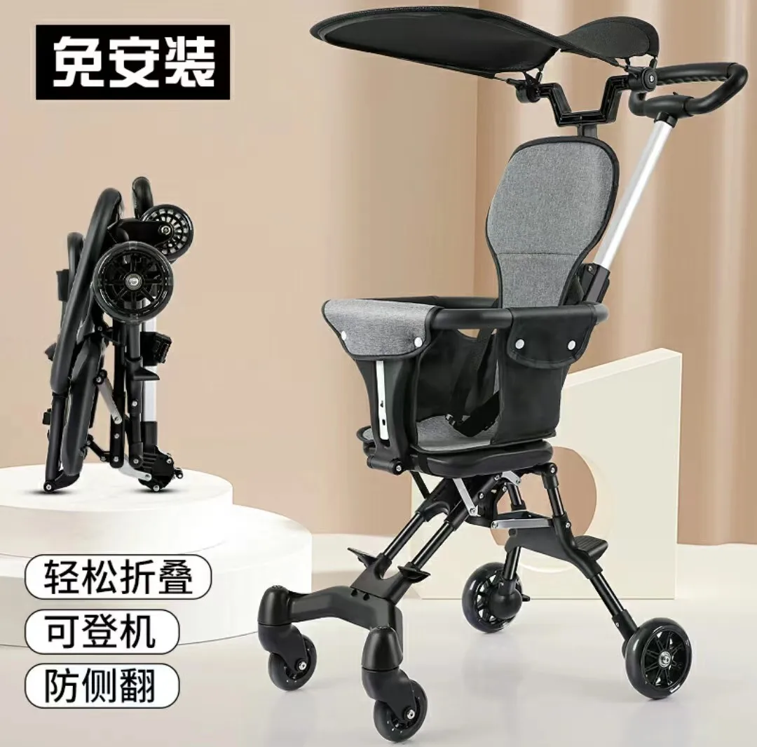 Foldable cart with baby carriage/ foldable new born boy girl baby doll strollers  BABY STROLLER