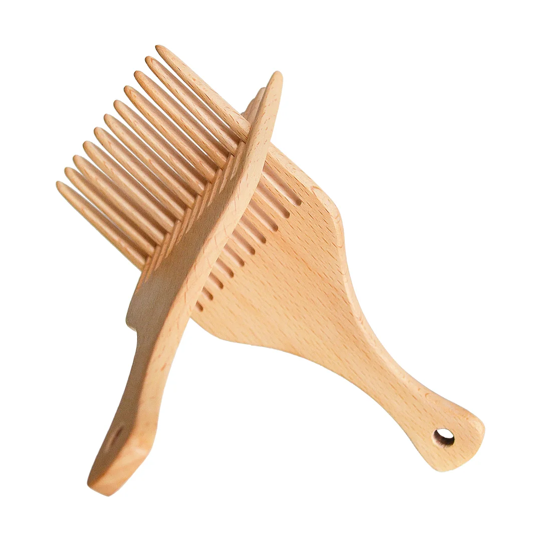 ECO-Friendly Wholesale Bamboo Hair Pick Afro Comb High Quality Handmade Hair Pick Afro Comb