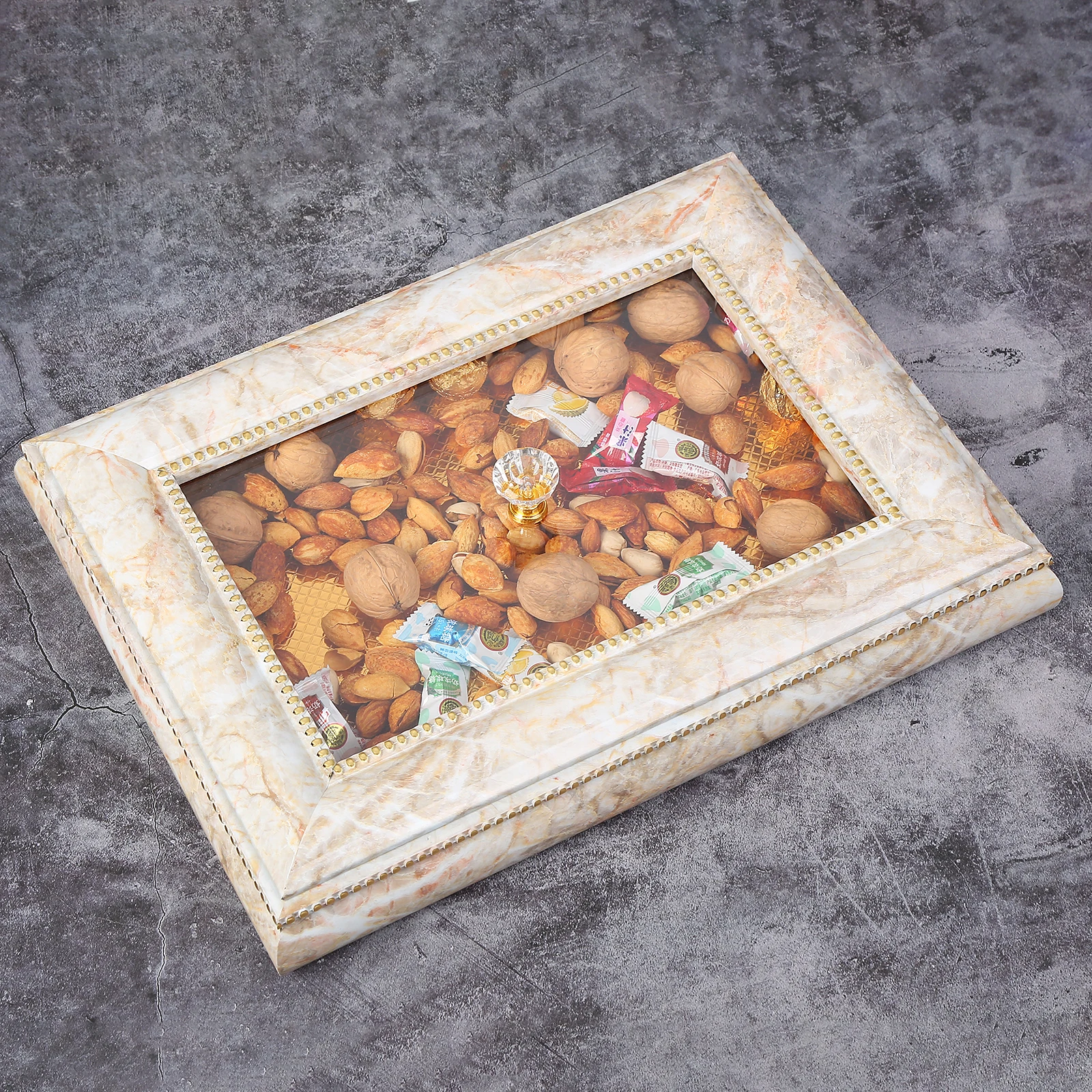 
Large Marble Wholesale Candy Chocolate Sweet Gift box with lid 