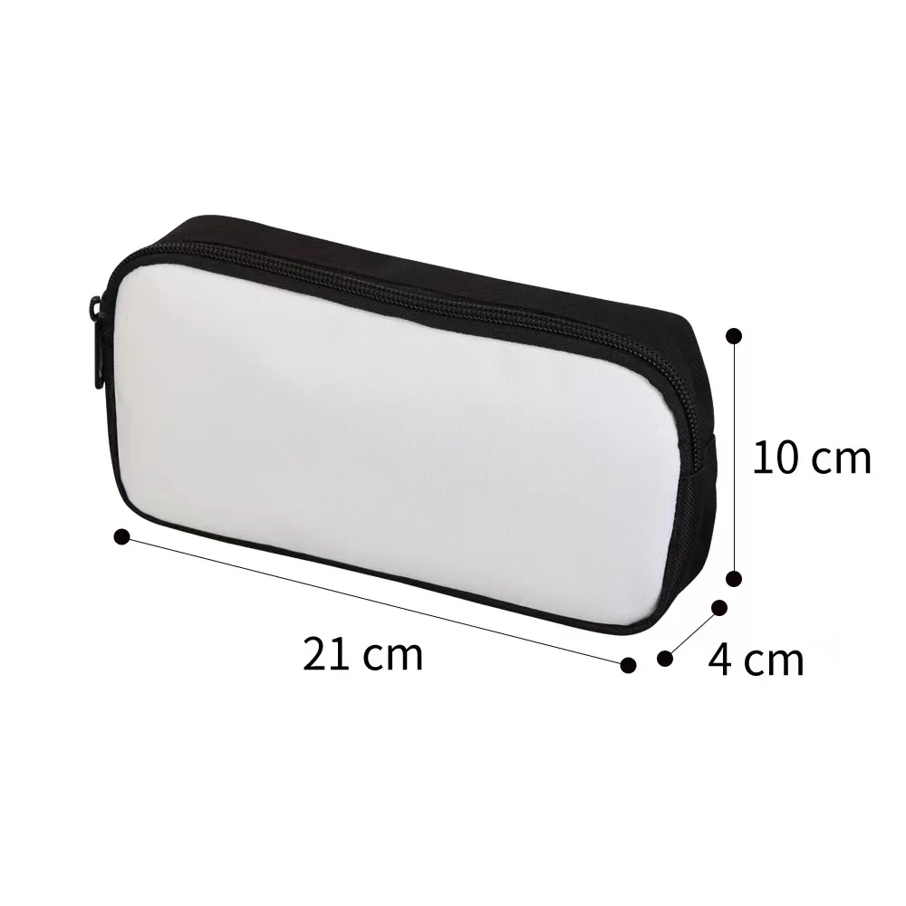 RubySub 11.5 x 22 x 10 cm Pencil Case Custom Sublimation Blanks Pencil Bag