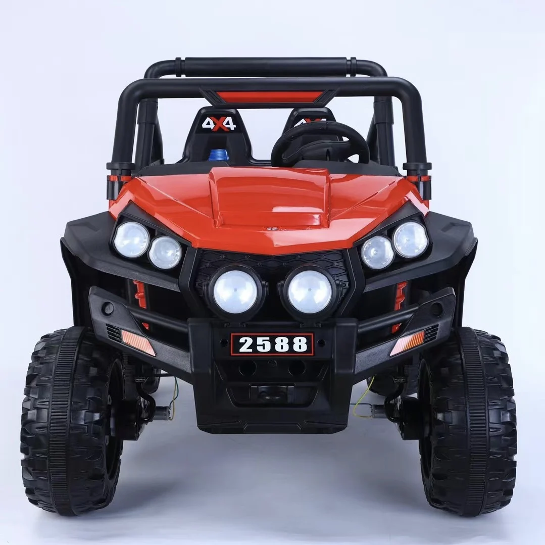 2023 luxury large big wheels fast moving drive cars toys with remote light high speed hello kitty toy car fire truck