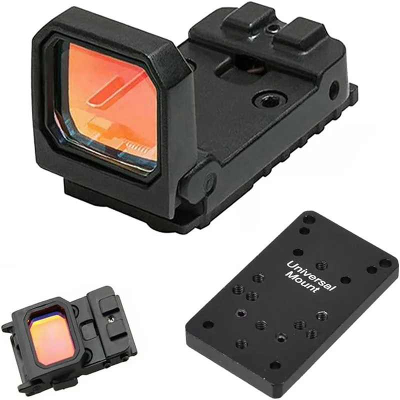 Custom Made Mini Portable Flip Up Optical Hunting Holographic Red Dot Sight Reflex Sight Fit 20mm