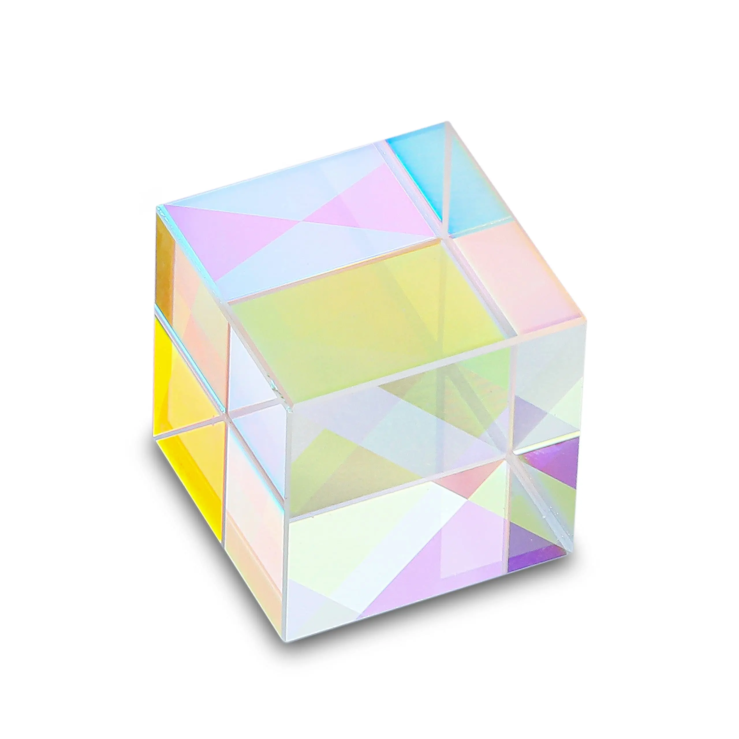 Оптическое стекло X-Cube Призма RGB дисперсионная физика и украшение световой спектр обучающая модель реквизит для фотографии