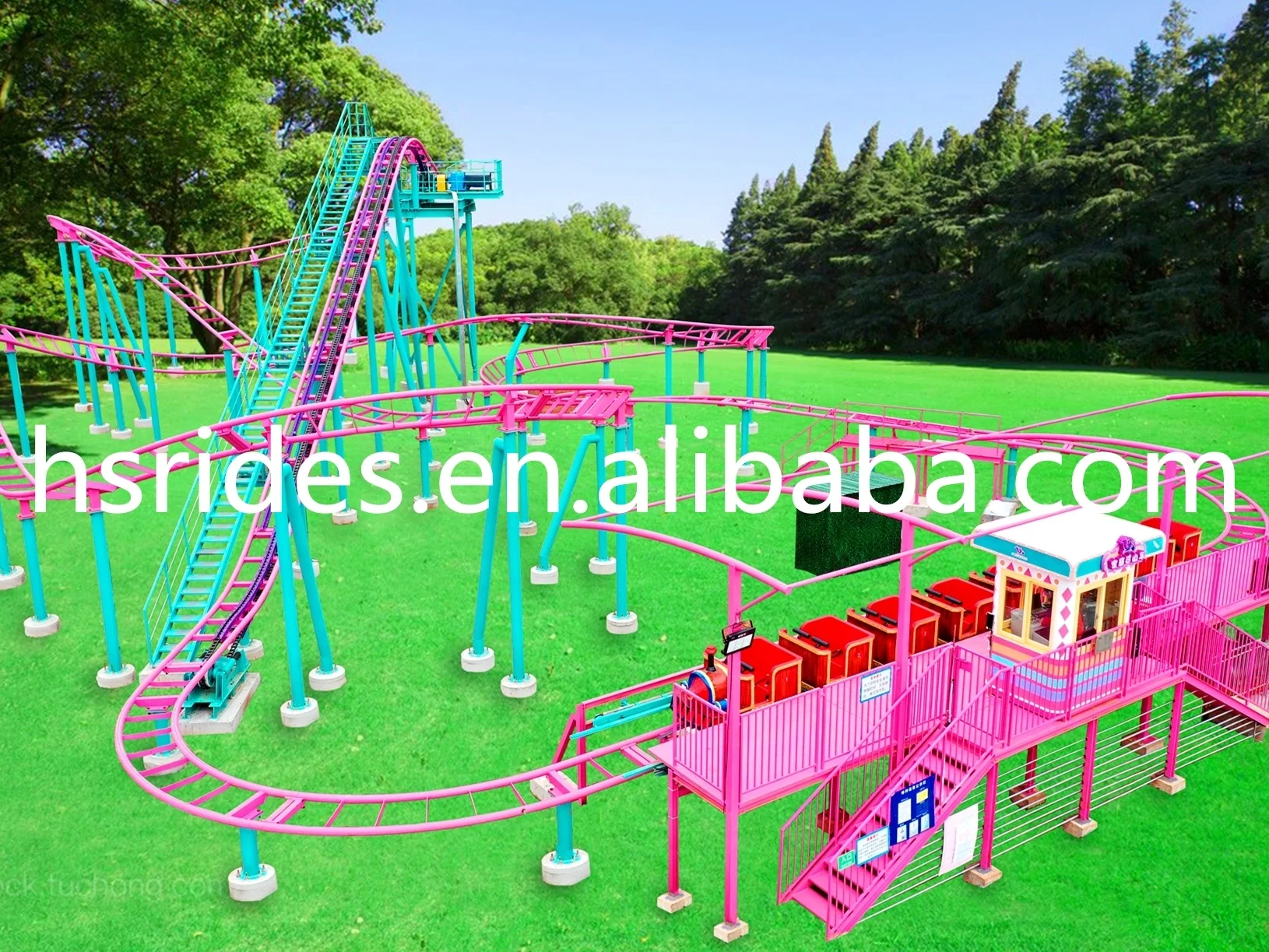 popular amusement park rides family Roller Coaster for sale