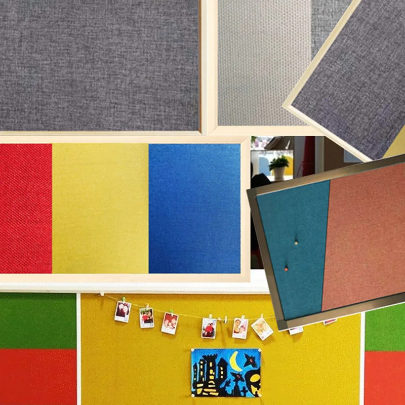 Оптовая продажа с фабрики пользовательская рама Mdf 60*90 толстая пробковая доска дисплей для сообщений фото настенная