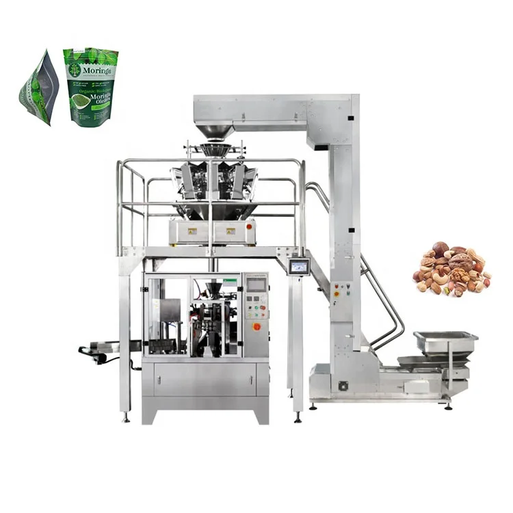 Multi-function Doypack Pouch Granule Coffee Bean Packing Machine Grain Nuts Filling Packaging Machine