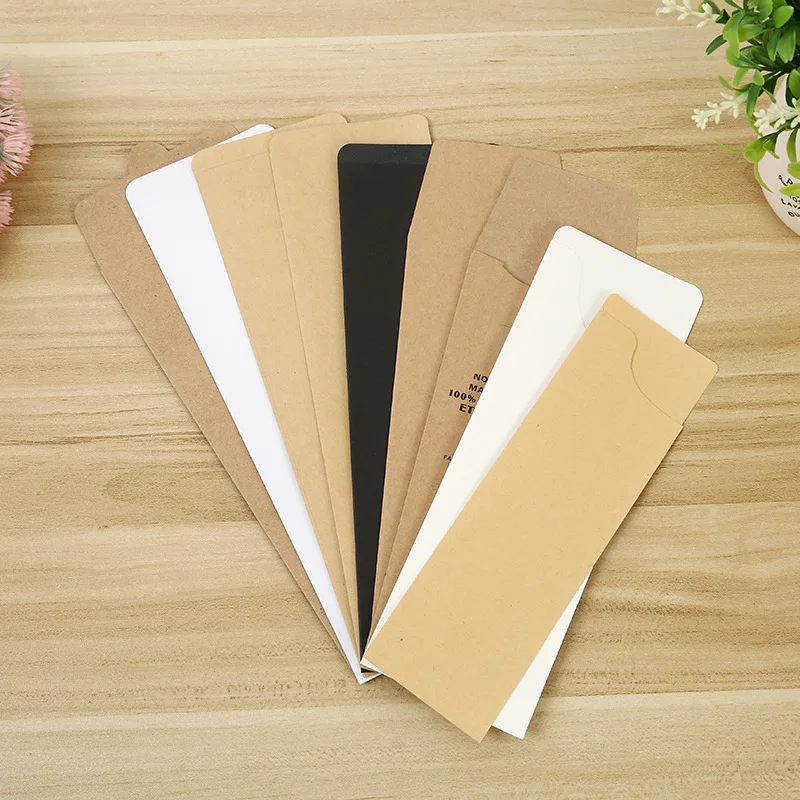Cutlery Bags Paper Holder Silverware Bag Utensil Kraft Tablewarecover Pouch Dining Party Sleeves Disposable Restaurant Table