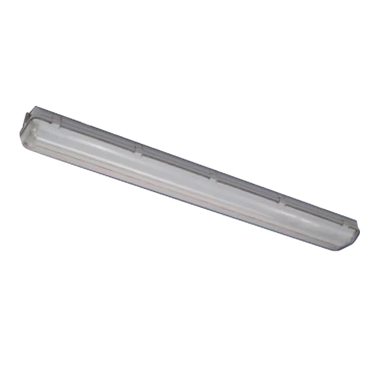 Office Indoor T5 Luminaires IP65 28W Tri-Proof Light Batten Fitting With PC Cover