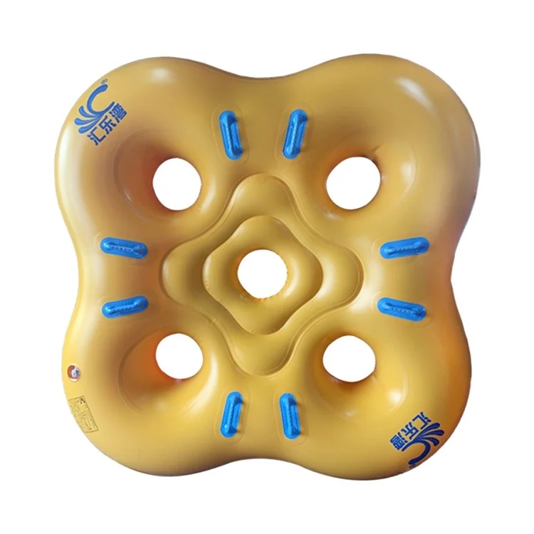 Extra reinforced overlap cloverleaf tube for water equipment water gun for water park