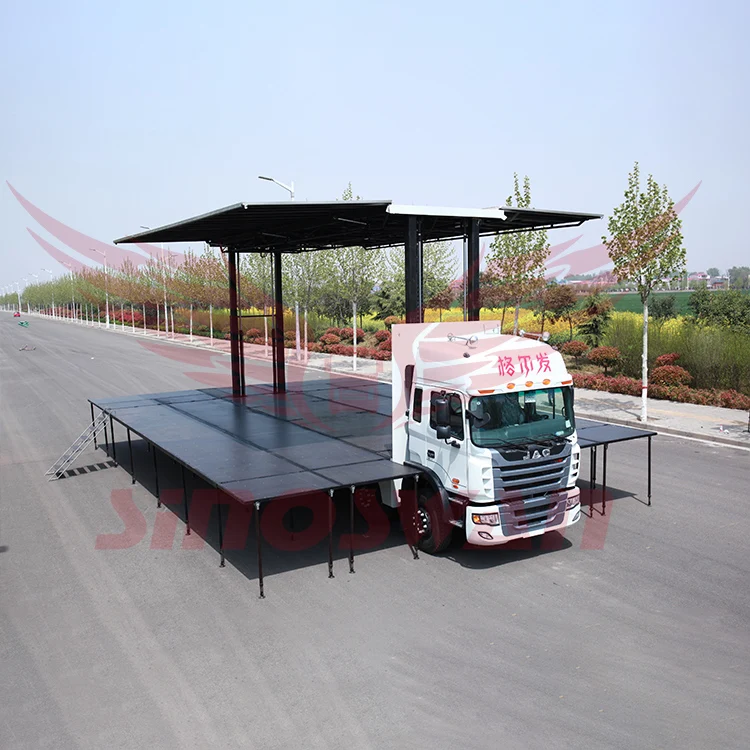 Mobile Stage Truck Trailer Manufacture Hydraulic Mobile Stage Trailer