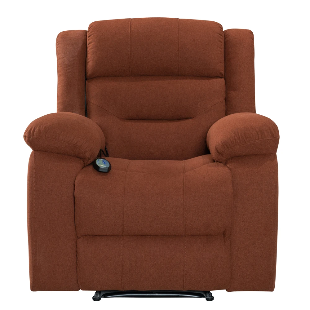 Italian design modern living room leather Manual MASSAGE RECLINER SOFA With 8 point  Massage