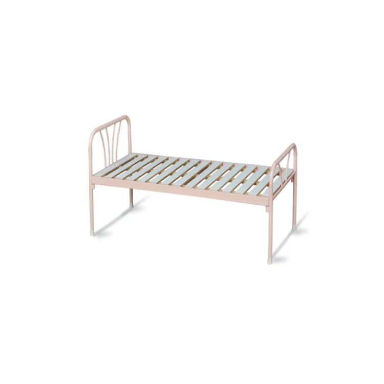 Best Selling Black Single Metal Steel Frame Bed For Dormitory Use