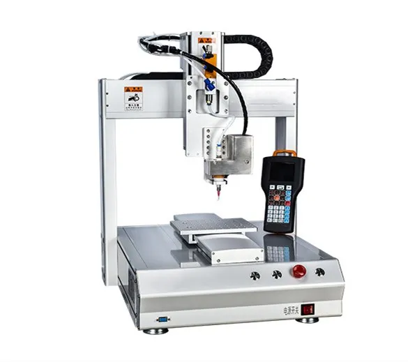 4-Axis Automated glue silicone paint epoxy resin PU UV PVC AB hot melt doming LED  precision dispensing robot machine