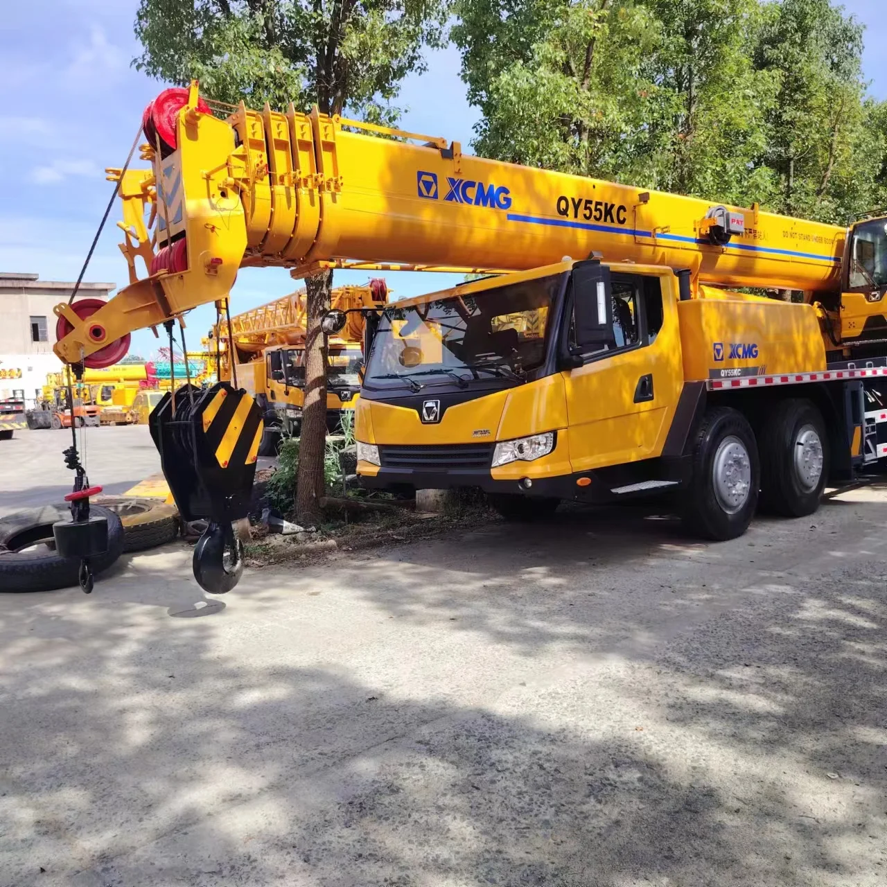 Used crane manufactured in 2020 QY55KC 55 tons crane original engine used truck crane spot goods good quality and low price