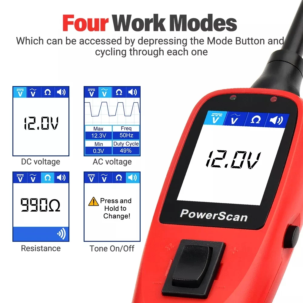 Оригинальный Autel Powerscan Ps100 автоматические электрические системы диагностический сканер obd2 диагностические инструменты для всех автомобилей autel