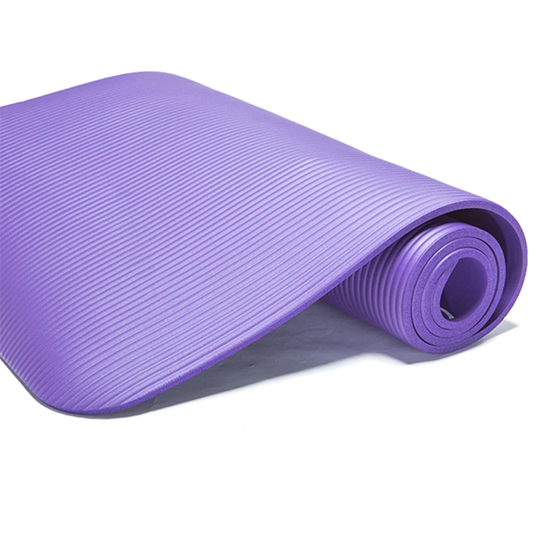 High Quality Eco-friendly NBR Non-slip Foldable NBR Yoga Mat Extra Thick Exercise Yoga Mat 8mm 10mm 15mm 20mm Yoga Mat