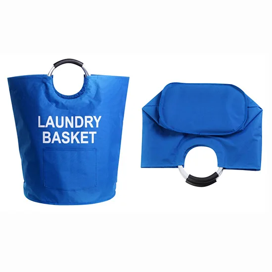 Custom Logo Collapsible Laundry Baskets Foldable Laundry Bags