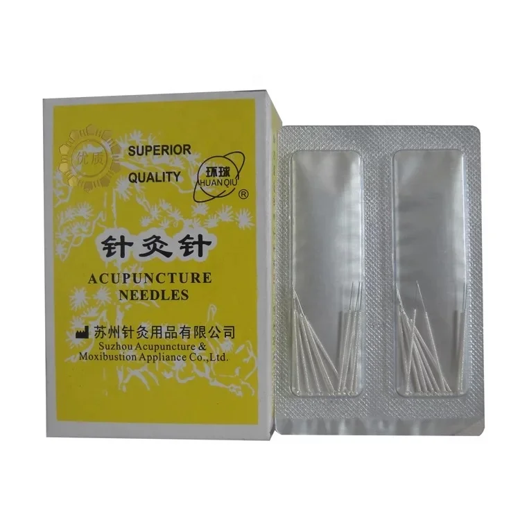 HUANQIU brand Non-disposable sterile silver plated acupuncture needle filiform needle