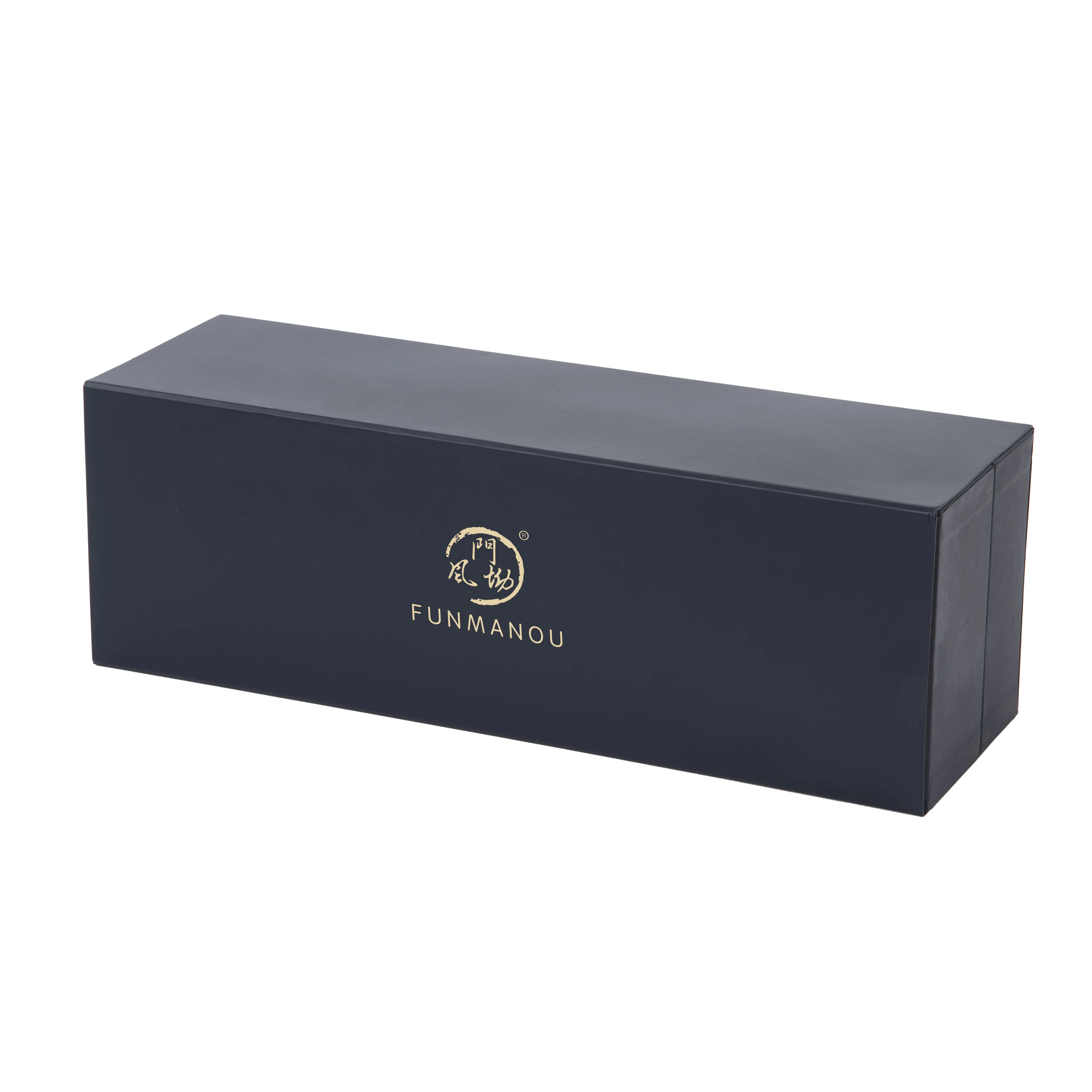 Custom Luxury Packaging Box Wine Bottle Box Black  Magnetic Paper Folding Paper Gift For Wine Custom Luxury Paper Packaging Box