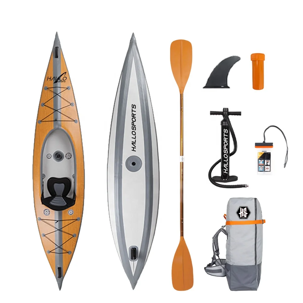 Hallosports K017 folding patrol inflatable boat kayak