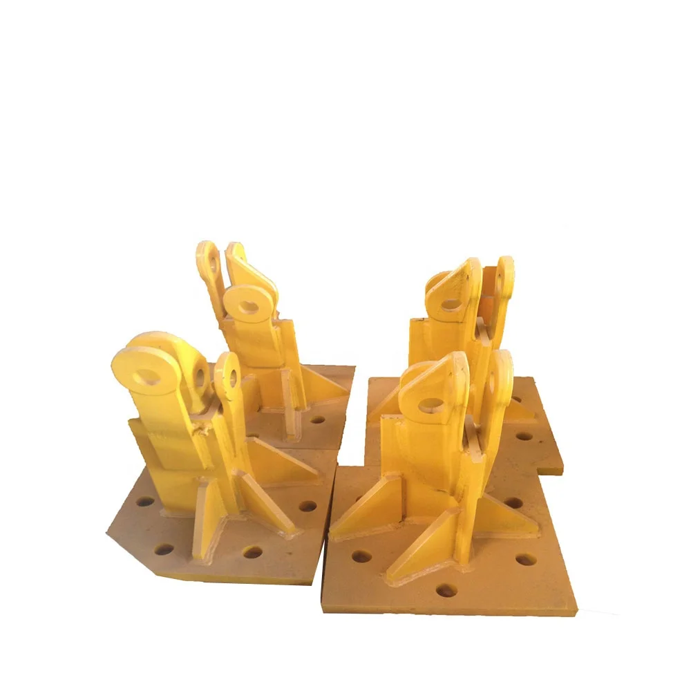 Reusable foundation fixing angle D68 with bolt J MC205B tower crane spare parts