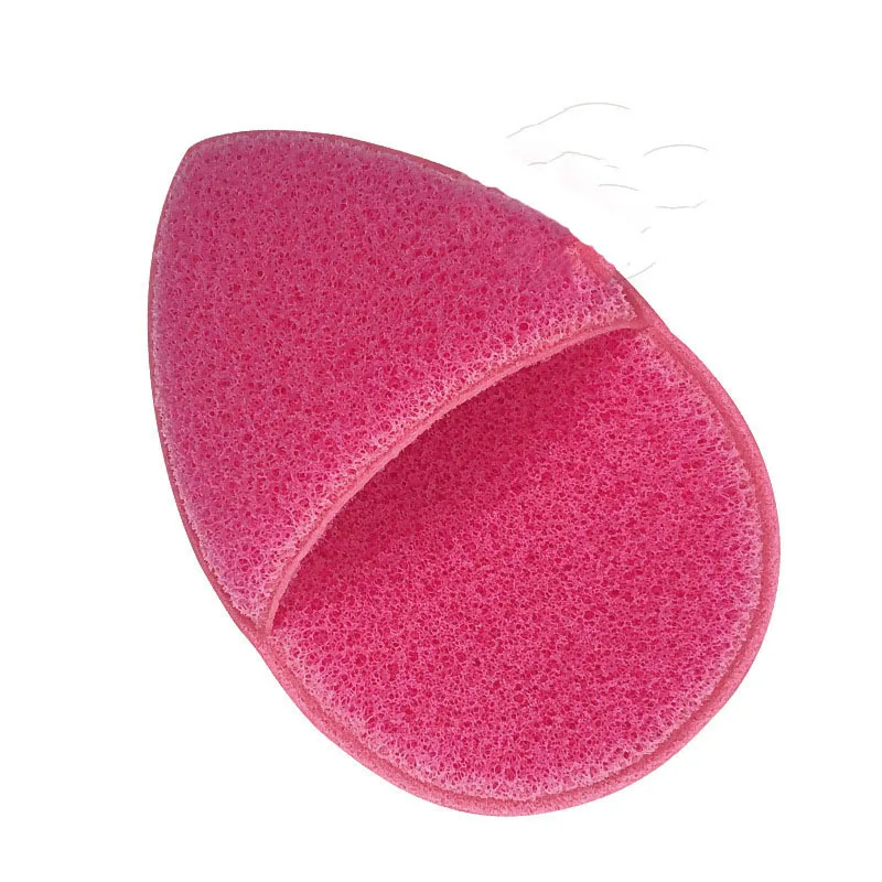 China Factory Lowest Price Makeup Remover Pads Leaf Shape Washable Puff face Cleaning Sponge