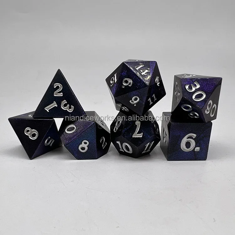 Nian  diceworks plastic dice manufacturers direct sales cheap bulk  acrylic sharp dice custom