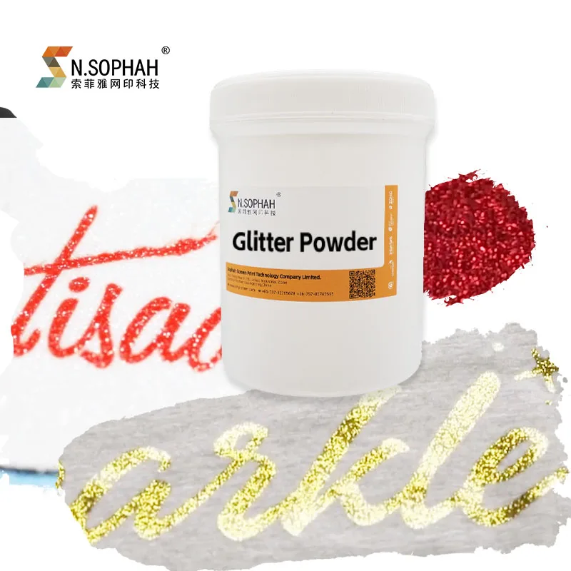 Factory Direct Sales T Shirt Printing Screen Printing Glitter Powder For Garment Printing