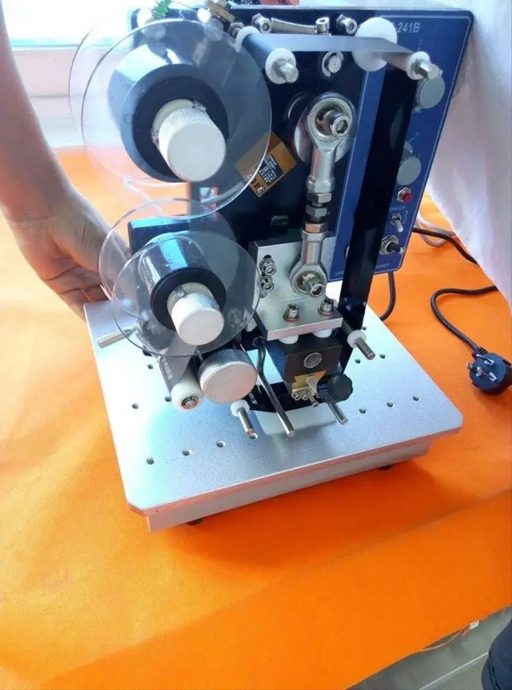 
Best Quality Ribbon Hot Stamp Coding Machine date code printer 