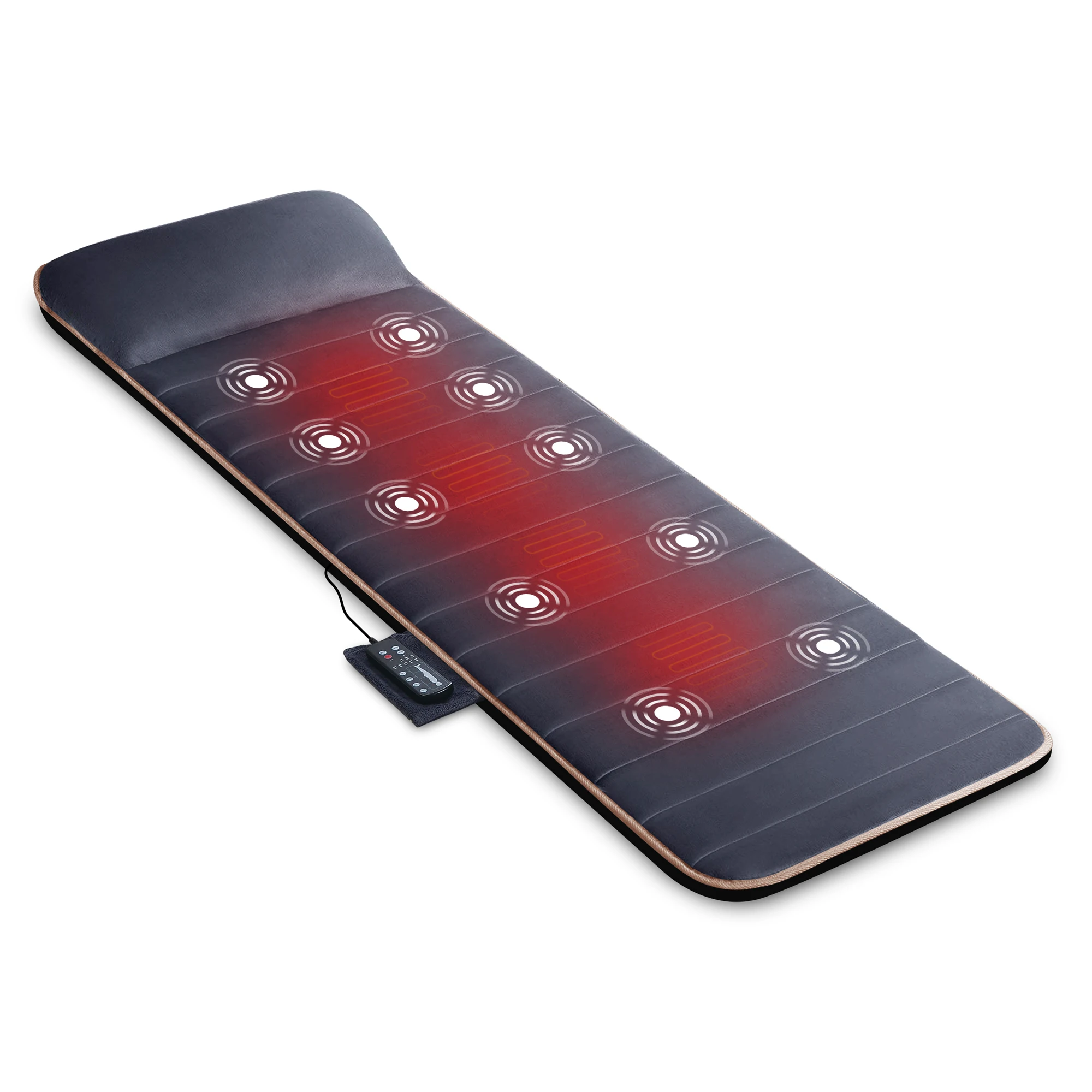 Comfier Hot Sales Full Body mattress With Heat/vibtation massage mat