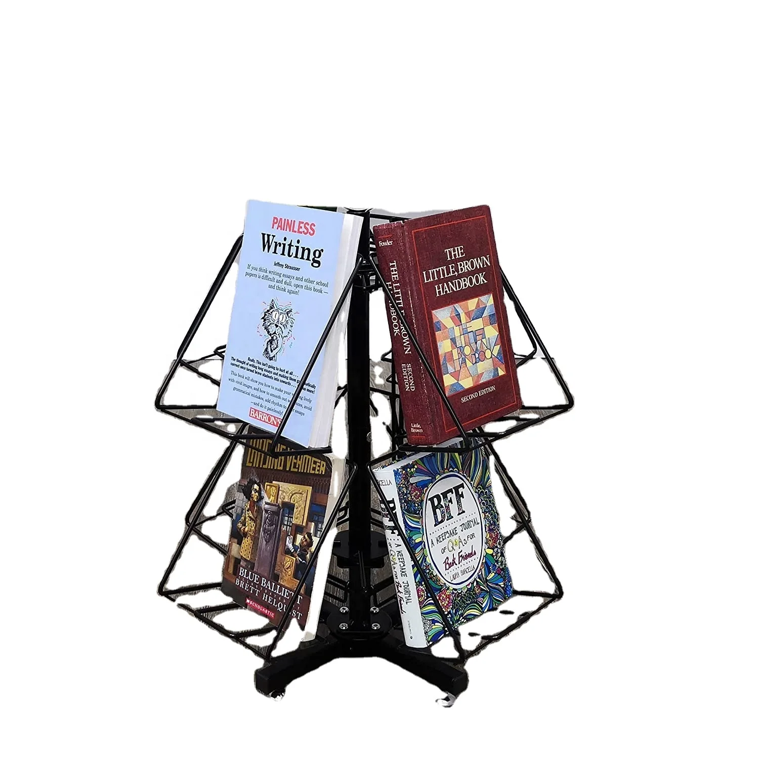 Cafe Coffee Capsule Carousel Display Holder/Countertop Revolving Coffee Tea Bags Display Storage Rack