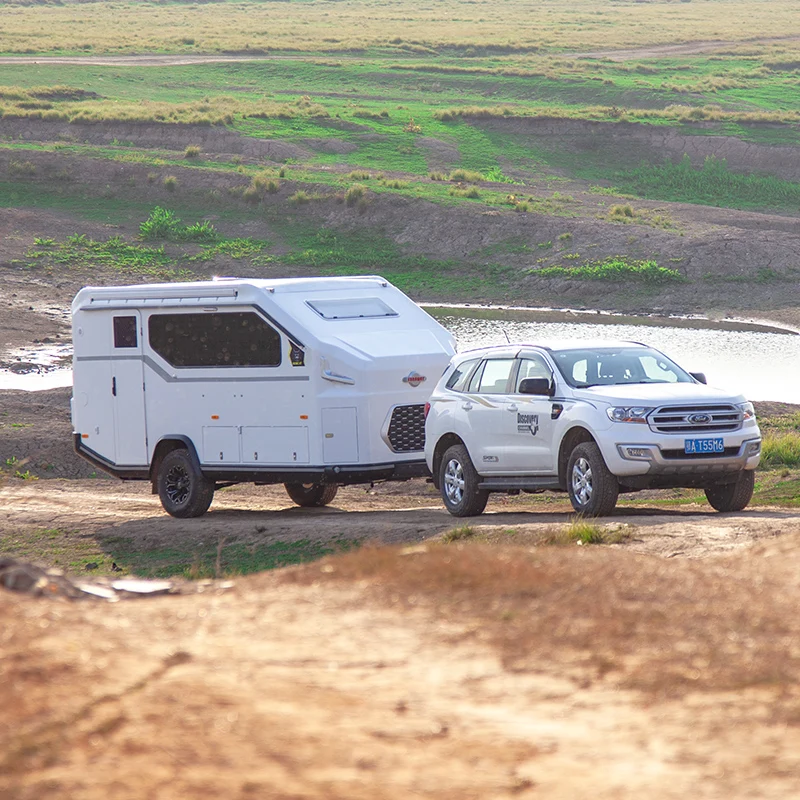 Новая функциональная модель гибридный 4X4 RV производитель автодома с койками и ванной комнатой