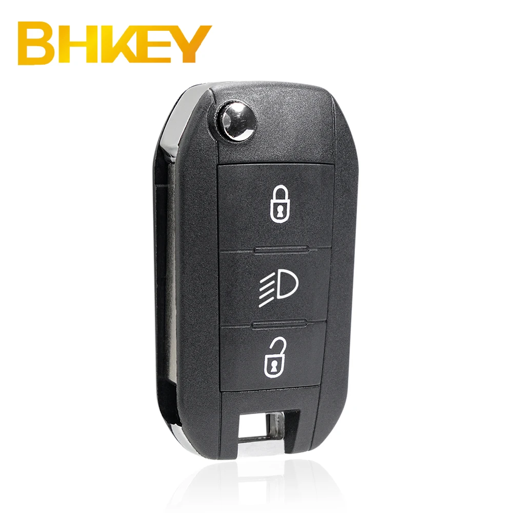 For Peugeot 208 308 508 2008 2012+ Hella Citroen C3 C5 Aircross 3 BTN Remote Key Fob 433Mhz VA2 HU83 46 Chip