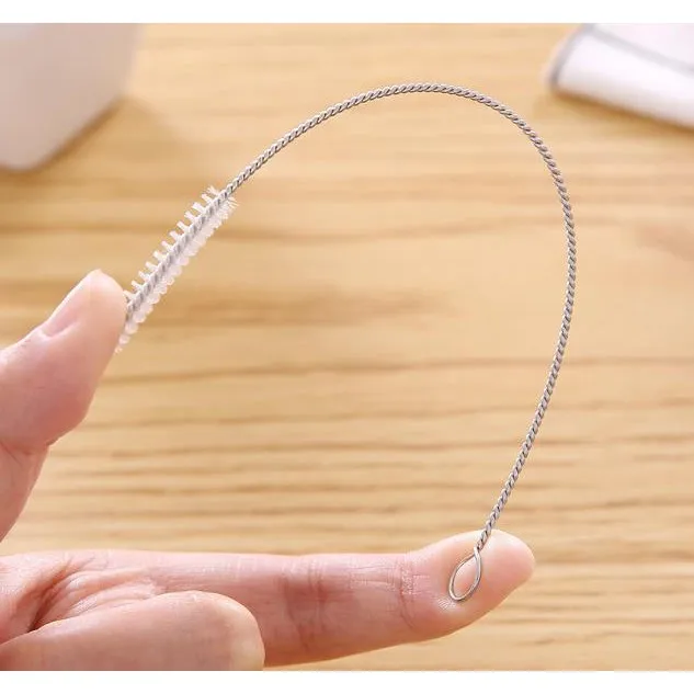 1PCS Reusable Metal Drinking Straw Cleaner Test Tube Bottle Cleaning Tool Stainless Steel Bottle And Straw Little Wash Brush