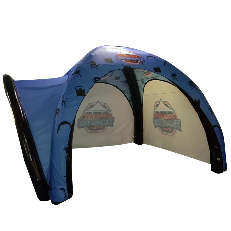 Black 4 Legs Tent Inflat X-tent PVC Tarpaulin Inflatable Spider Tent For Sale