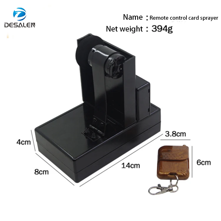 Desalen Stage Magic Spray Card Device Remote Control Card Fountain Magic Tricks