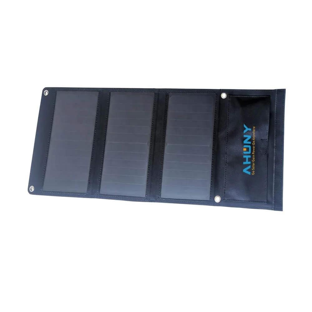 
21w solar charger quick charge technology mppt over voltage current charging protection for smartphone powerbank hiking climb rv 