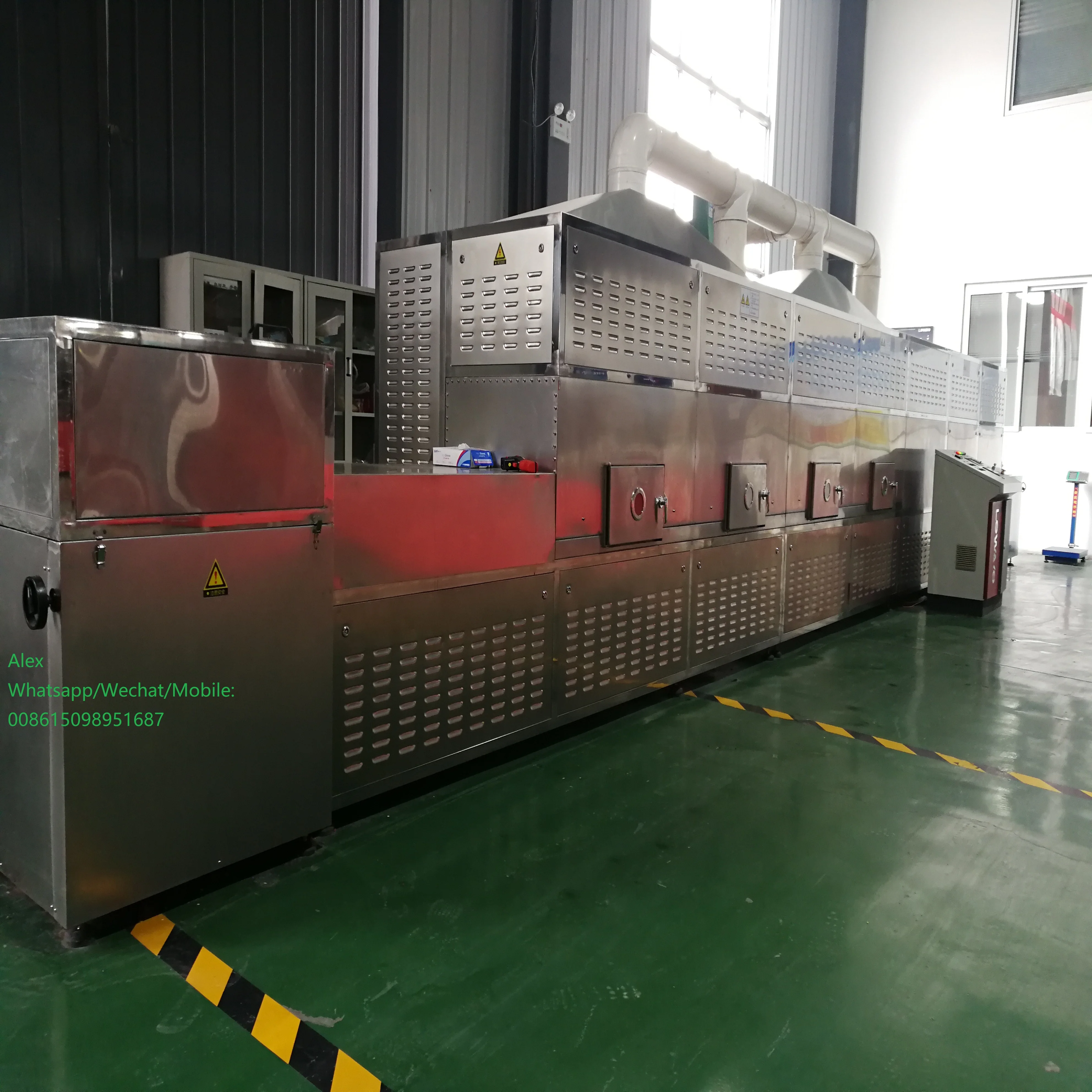 2021 Continuous conveyor belt type microwave dryer&sterilizer